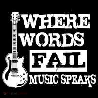 Where Words Fail Music Speaks Mesh Reversible Basketball Jersey Tank