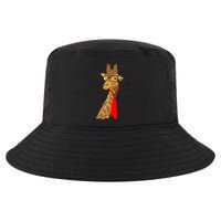 Where Would a Giraffe Wear a Tie? - Red Neck Tie Cool Comfort Performance Bucket Hat