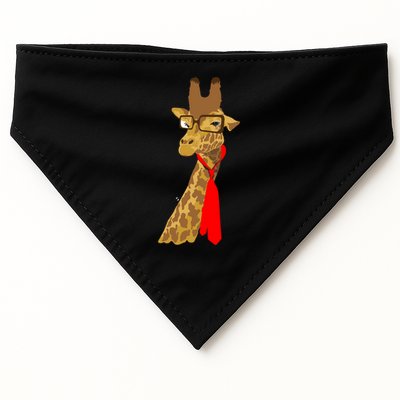 Where Would a Giraffe Wear a Tie? - Red Neck Tie USA-Made Doggie Bandana