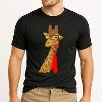 Where Would a Giraffe Wear a Tie? - Red Neck Tie Cooling Performance Crew T-Shirt