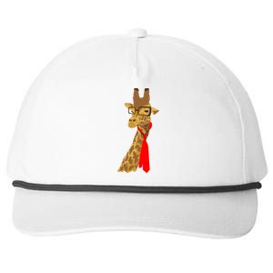 Where Would a Giraffe Wear a Tie? - Red Neck Tie Snapback Five-Panel Rope Hat