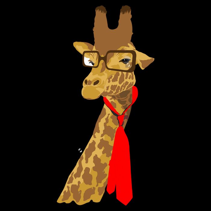 Where Would a Giraffe Wear a Tie? - Red Neck Tie 16 in Basic Backpack