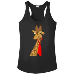 Where Would a Giraffe Wear a Tie? - Red Neck Tie Ladies PosiCharge Competitor Racerback Tank