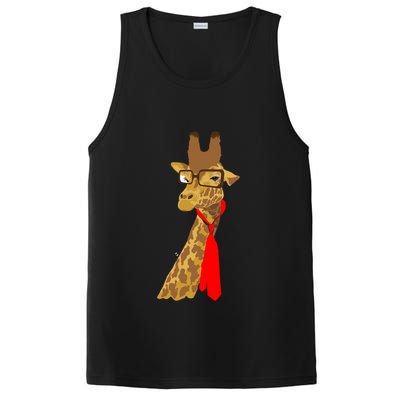 Where Would a Giraffe Wear a Tie? - Red Neck Tie PosiCharge Competitor Tank