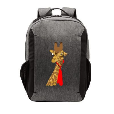 Where Would a Giraffe Wear a Tie? - Red Neck Tie Vector Backpack