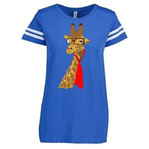 Where Would a Giraffe Wear a Tie? - Red Neck Tie Enza Ladies Jersey Football T-Shirt