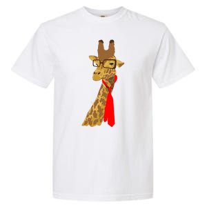 Where Would a Giraffe Wear a Tie? - Red Neck Tie Garment-Dyed Heavyweight T-Shirt