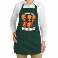 Where You Hiding Creepy Aliens Apron
