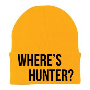 Where's Hunter President Trump Knit Cap Winter Beanie