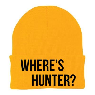 Where's Hunter President Trump Knit Cap Winter Beanie