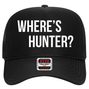 Where's Hunter President Trump High Crown Mesh Back Trucker Hat