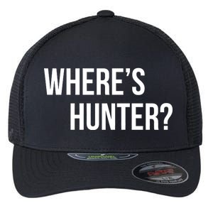 Where's Hunter President Trump Flexfit Unipanel Trucker Cap