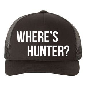 Where's Hunter President Trump Yupoong Adult 5-Panel Trucker Hat