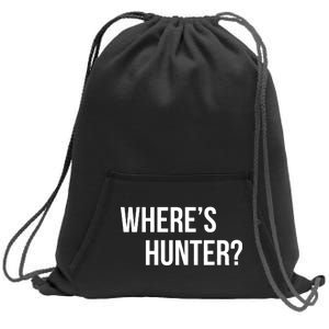 Where's Hunter President Trump Sweatshirt Cinch Pack Bag