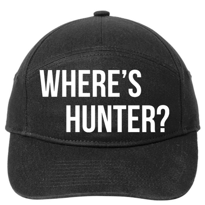 Where's Hunter President Trump 7-Panel Snapback Hat