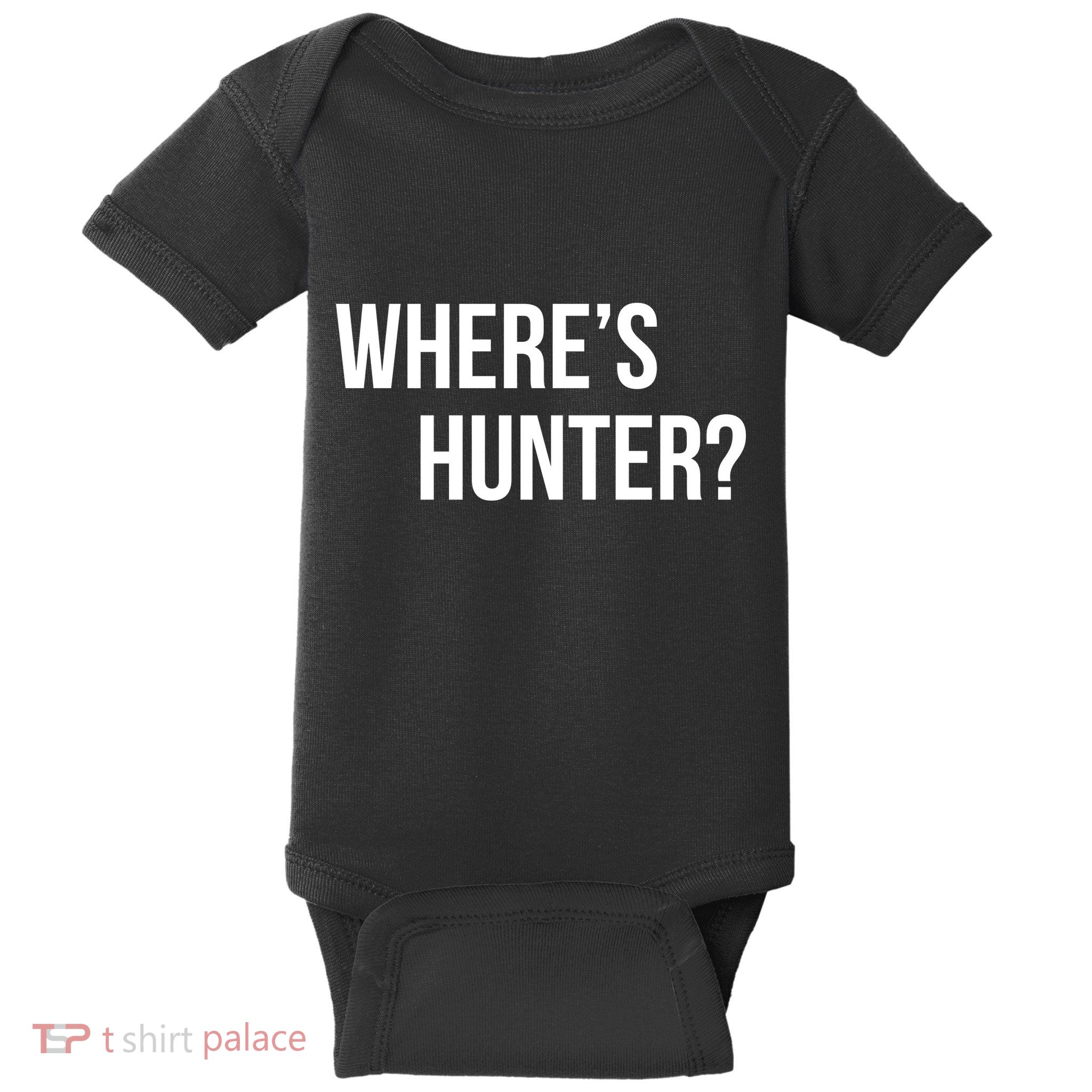 Where's Hunter President Trump Baby Bodysuit