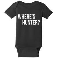 Where's Hunter President Trump Baby Bodysuit