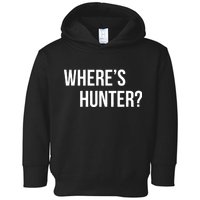 Where's Hunter President Trump Toddler Hoodie