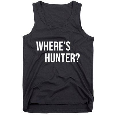 Where's Hunter President Trump Tank Top