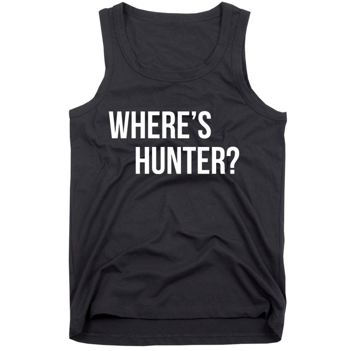 Where's Hunter President Trump Tank Top