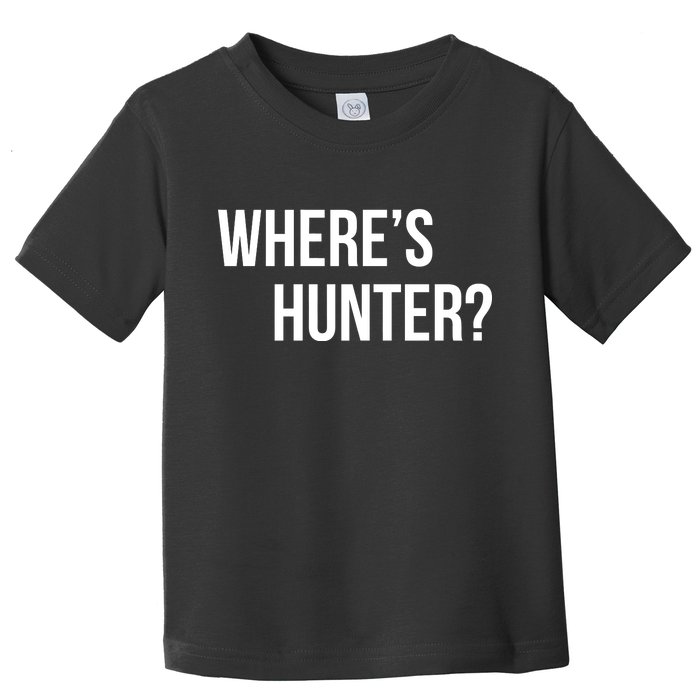 Where's Hunter President Trump Toddler T-Shirt