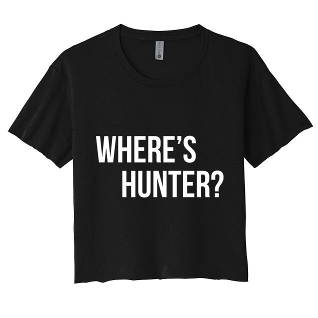 Where's Hunter President Trump Crop Top