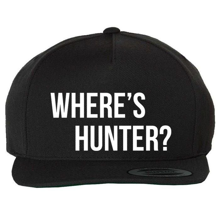 Where's Hunter President Trump Wool Snapback Cap
