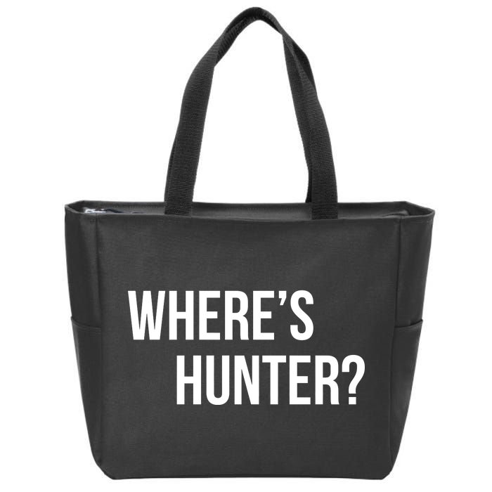 Where's Hunter President Trump Zip Tote Bag