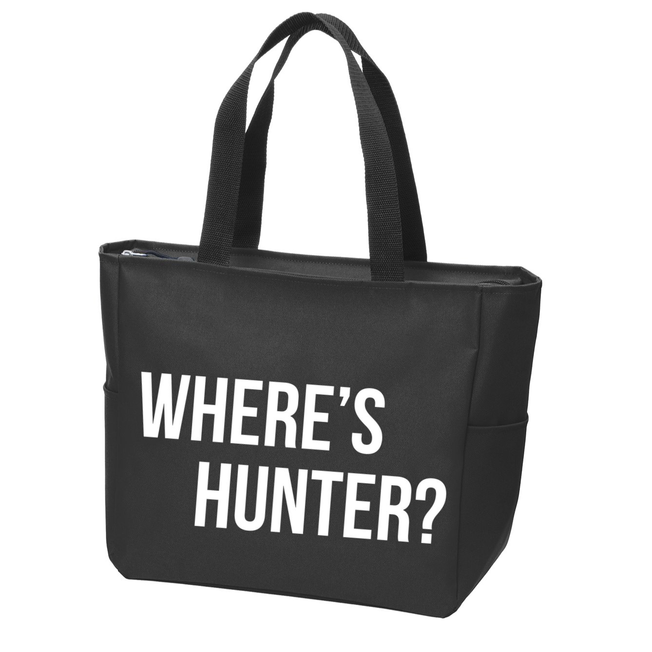 Where's Hunter President Trump Zip Tote Bag