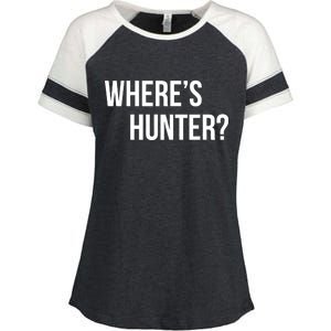 Where's Hunter President Trump Enza Ladies Jersey Colorblock Tee