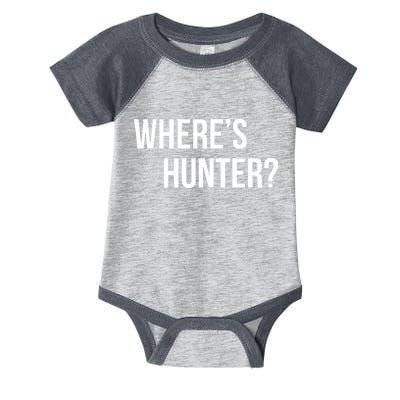 Where's Hunter President Trump Infant Baby Jersey Bodysuit