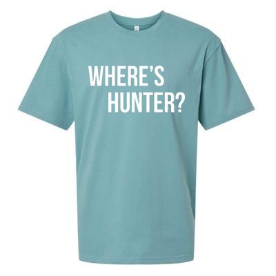 Where's Hunter President Trump Sueded Cloud Jersey T-Shirt