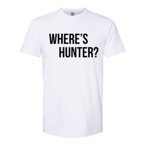 Where's Hunter President Trump Softstyle CVC T-Shirt