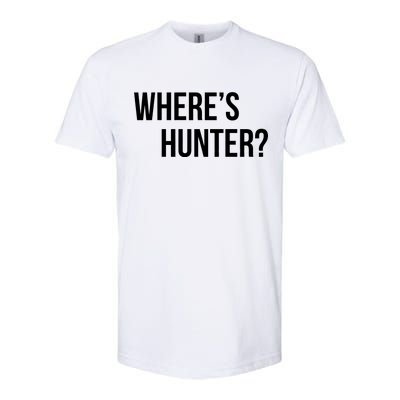 Where's Hunter President Trump Softstyle® CVC T-Shirt