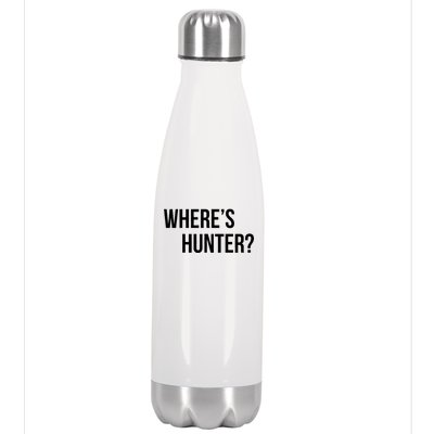 Where's Hunter President Trump Stainless Steel Insulated Water Bottle