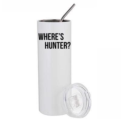 Where's Hunter President Trump Stainless Steel Tumbler