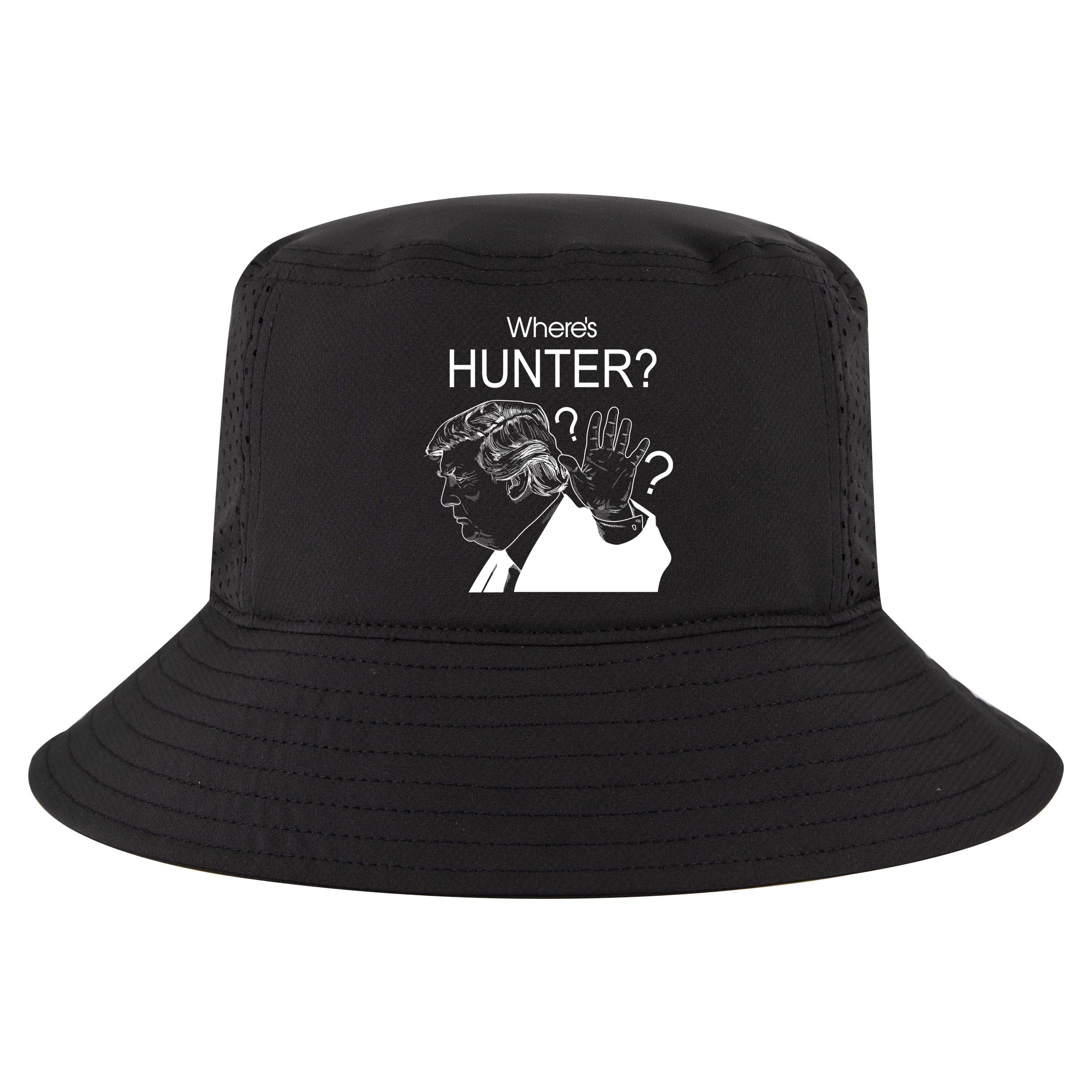 Where's Hunter Trump Rally Cool Comfort Performance Bucket Hat