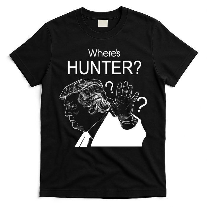 Where's Hunter Trump Rally T-Shirt