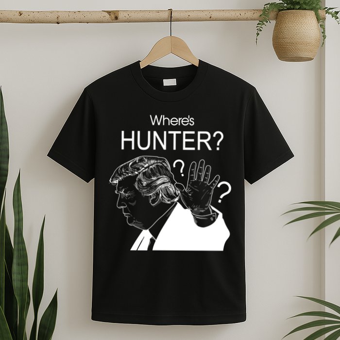 Where's Hunter Trump Rally T-Shirt