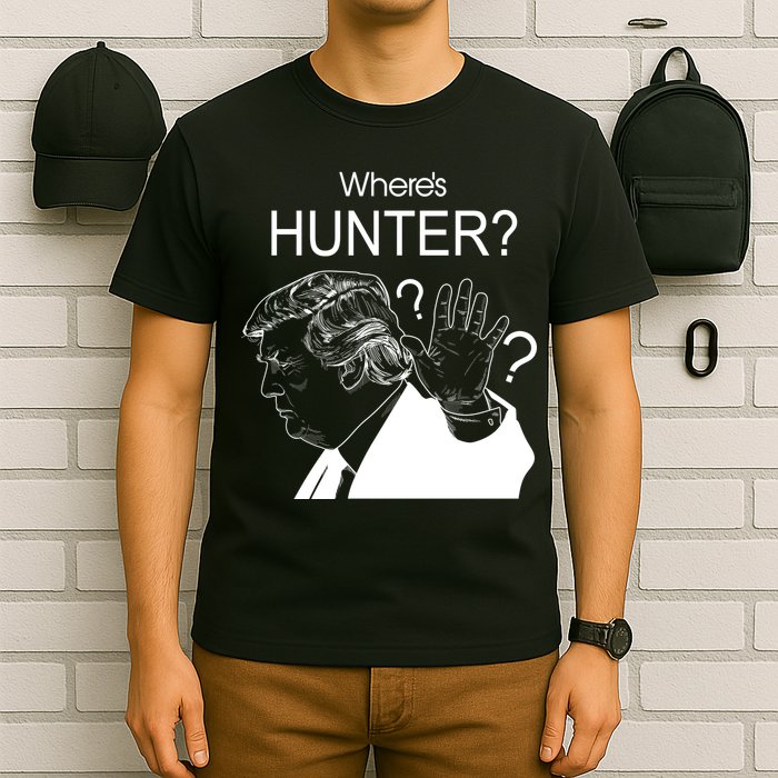 Where's Hunter Trump Rally T-Shirt