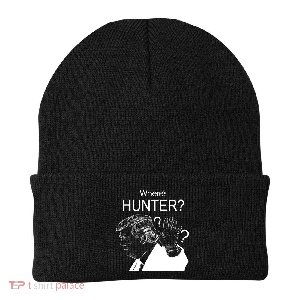 Where's Hunter Trump Rally Beanie