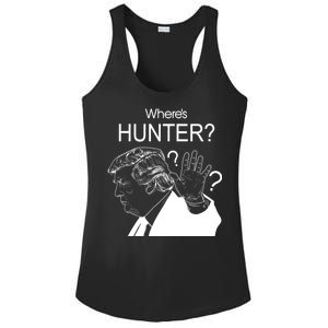 Where's Hunter Trump Rally Ladies PosiCharge Competitor Racerback Tank