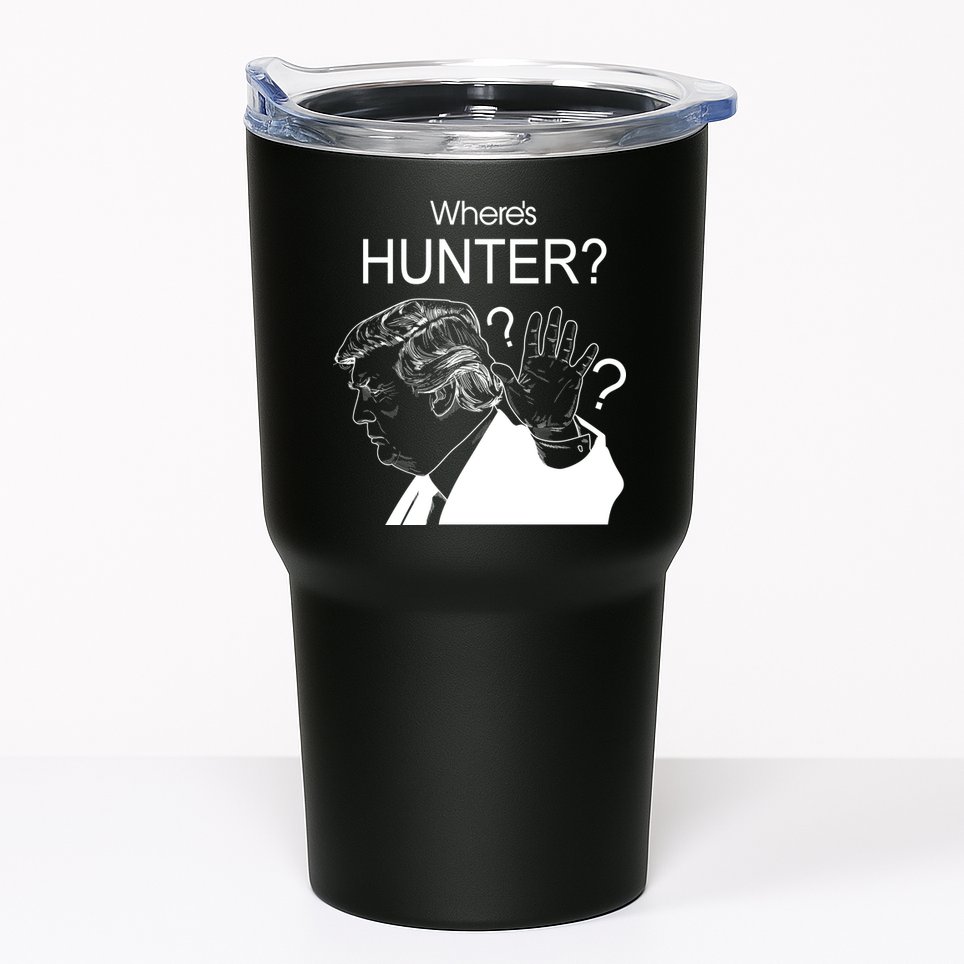 Where's Hunter Trump Rally Tumbler