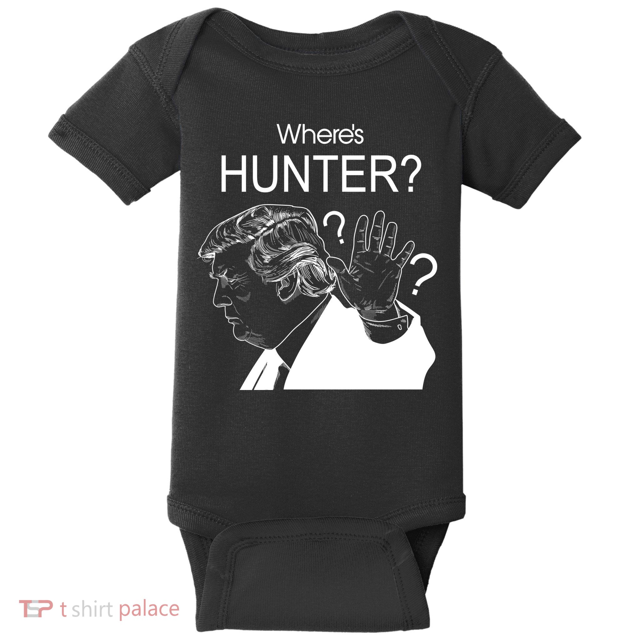 Where's Hunter Trump Rally Baby Bodysuit