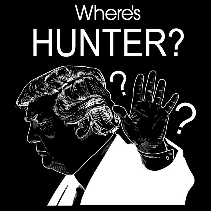 Where's Hunter Trump Rally Baby Bodysuit