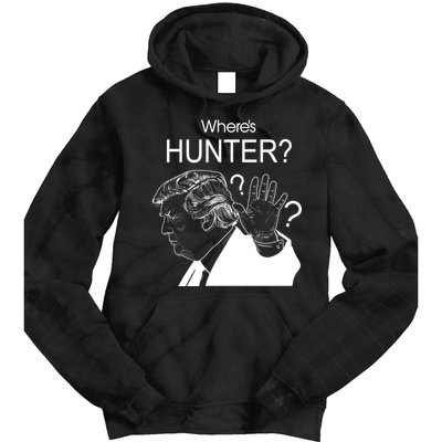 Where's Hunter Trump Rally Tie Dye Hoodie