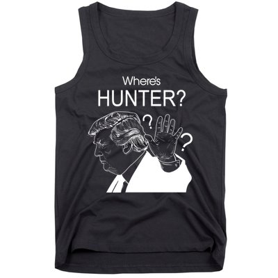 Where's Hunter Trump Rally Tank Top