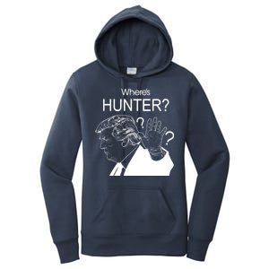 Where's Hunter Trump Rally Women's Pullover Hoodie