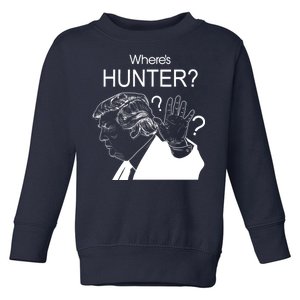 Where's Hunter Trump Rally Toddler Sweatshirt