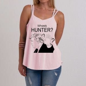 Where's Hunter Trump Rally Women's Strappy Tank